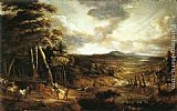 Landscape with the Flight into Egypt by Lucas Van Uden